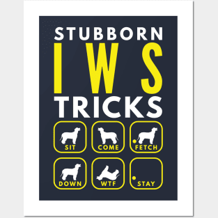 Stubborn Irish Water Spaniel Tricks - Dog Training Posters and Art